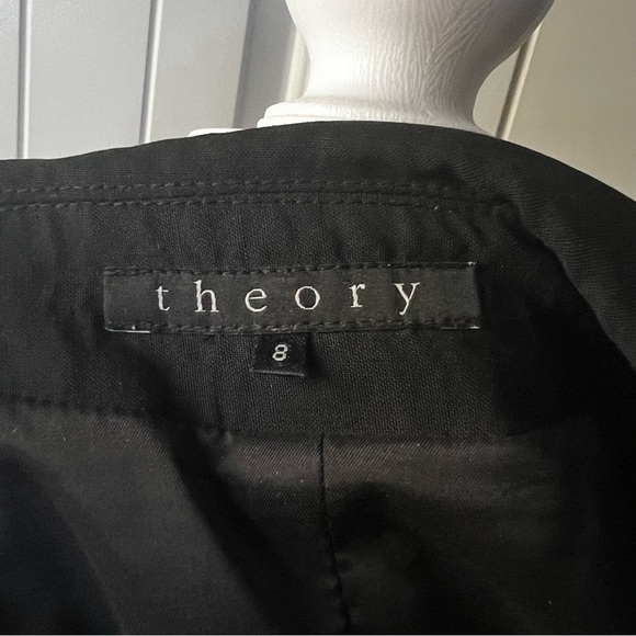 Theory Black Wool Blazer 8 - Picture 7 of 8